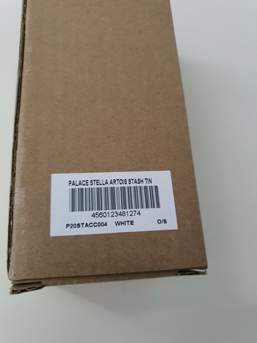 SS21 Palace Skateboards Stella Artois Stash Tin Blanco Nuevo Accesorio - Imagen 8 de 8