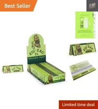 Hemp Rolling Papers 1 1/4 Size Unbleached Vegan Rolling Papers, Sustainable a...