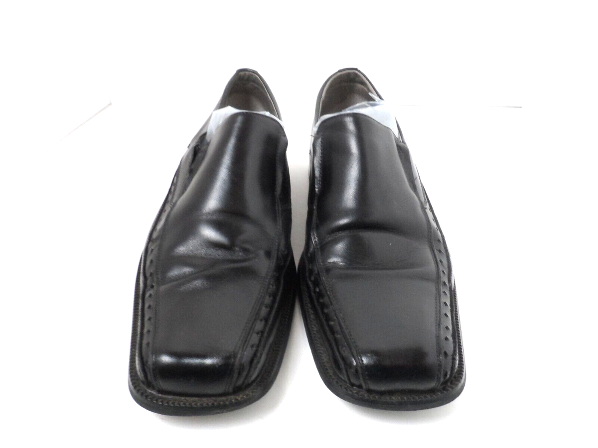Stacy Adams Black Leather Slip-On Dress Shoes Square Toe Men’s 11M Proessional Amazon.com | STACY ADAMS Mens Loafers-shoes, Black, 7 US  main image 2