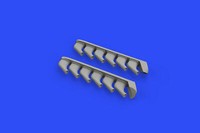 MW22 Eduard 648485 P-51D Exhaust Stacks 1/48 Brassin For Eduard