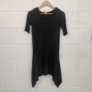 dark grey tshirt dress