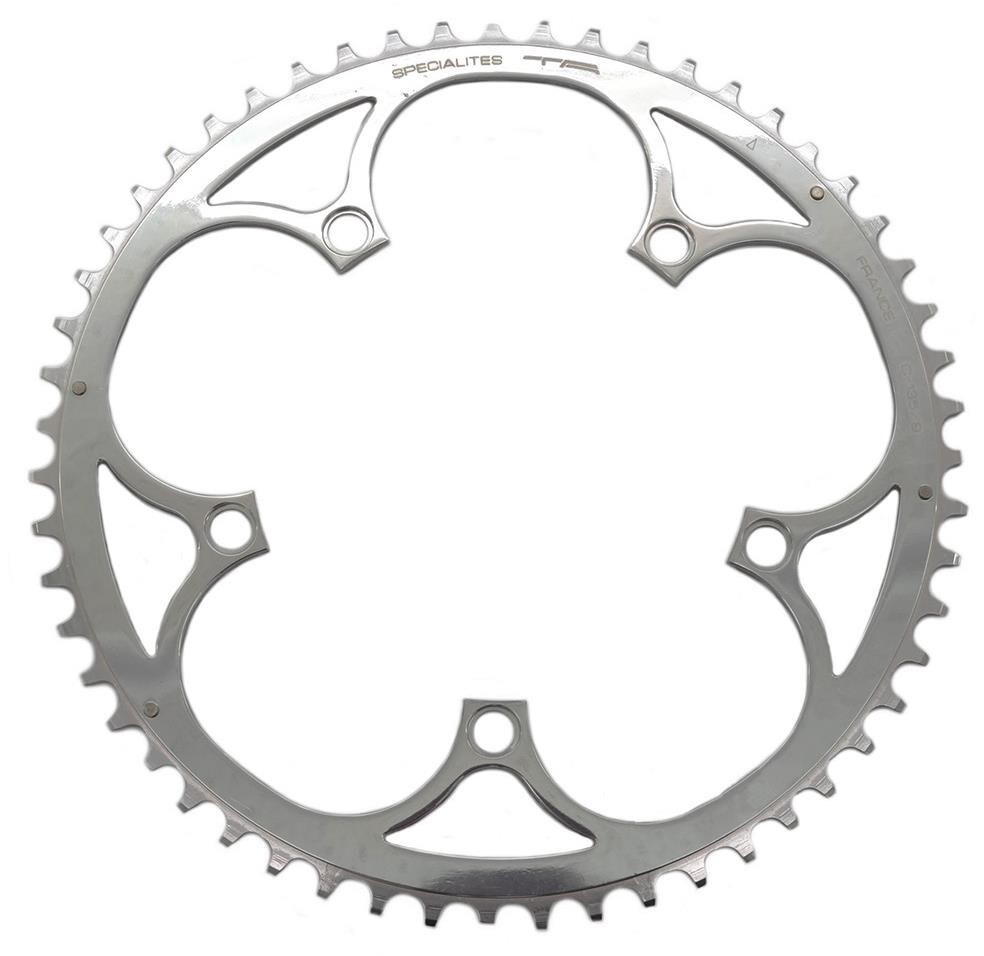 TA Campag 135 BCD Chainring - Silver - 53T - Outer Ring - Road Bike / Cycle