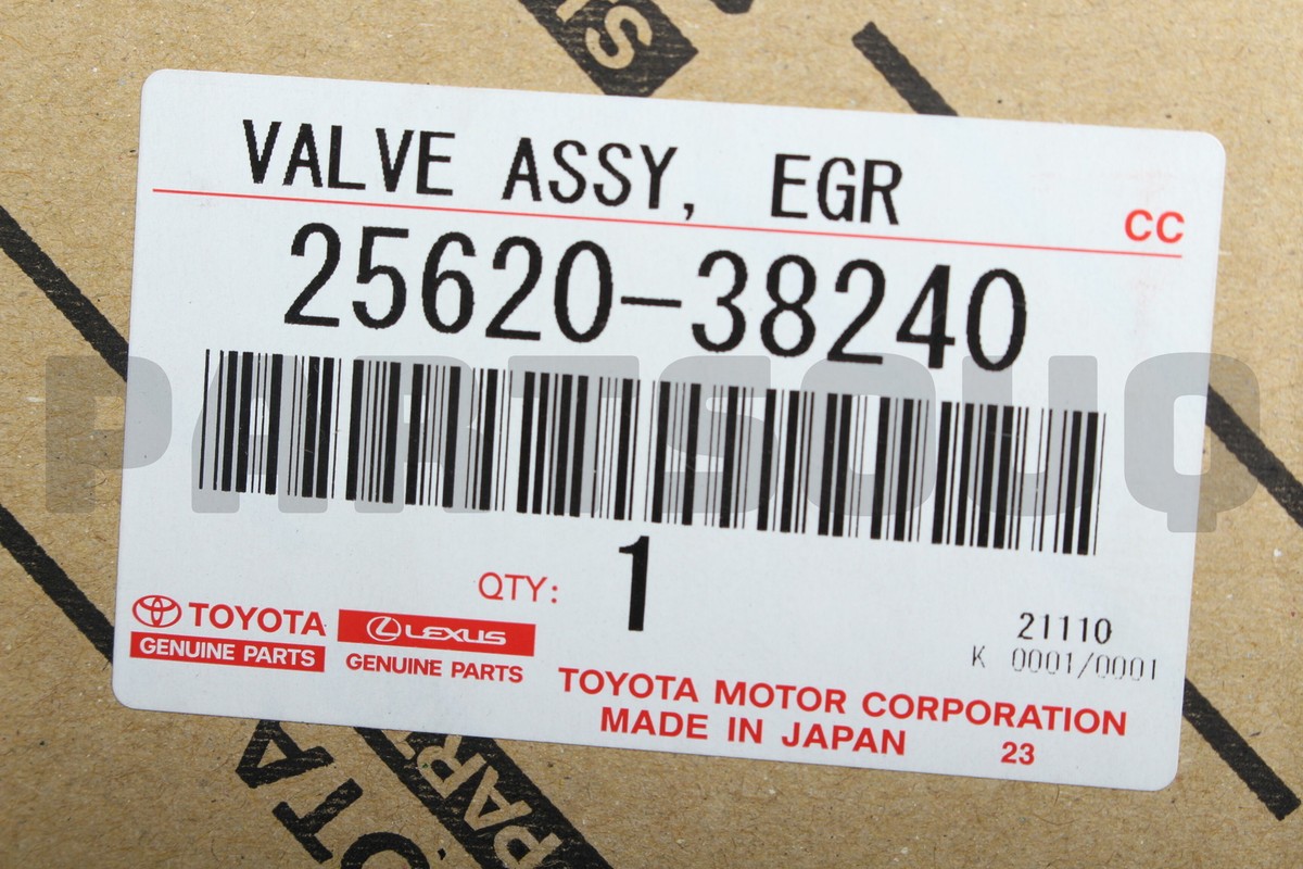 2562038240 Genuine Toyota VALVE ASSY, EGR 25620-38240 | eBay
