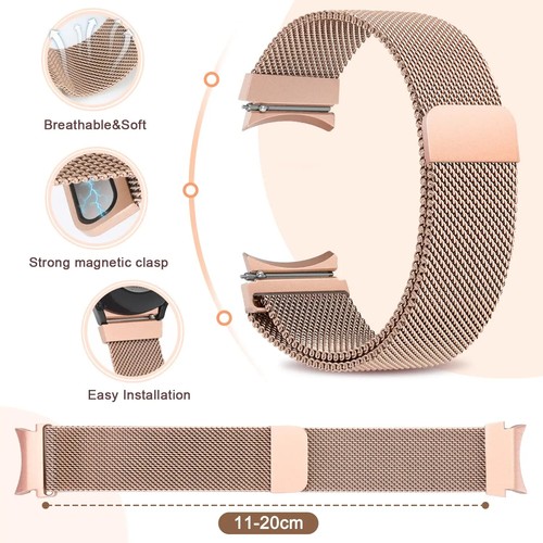 Luxus Edelstahl Armband für Samsung Galaxy Watch 6 5 4 40 44mm 6 Classic 43 47mm - Bild 10 von 29