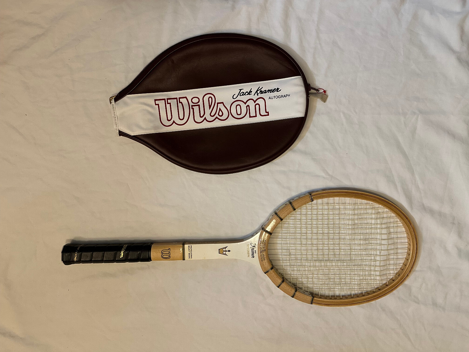 Wilson Jack Kramer tennis racket autograph Professional Select model