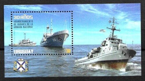 #5040 URUGUAY 2022 NAVY ANIVERSARY SHIPS Yv BL 152 MNH - 第 2/2 張圖片