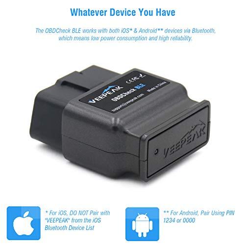 OBD Check BLE Bluetooth OBD II Scanner Car OBD Code Reader Auto - Picture 2 of 5
