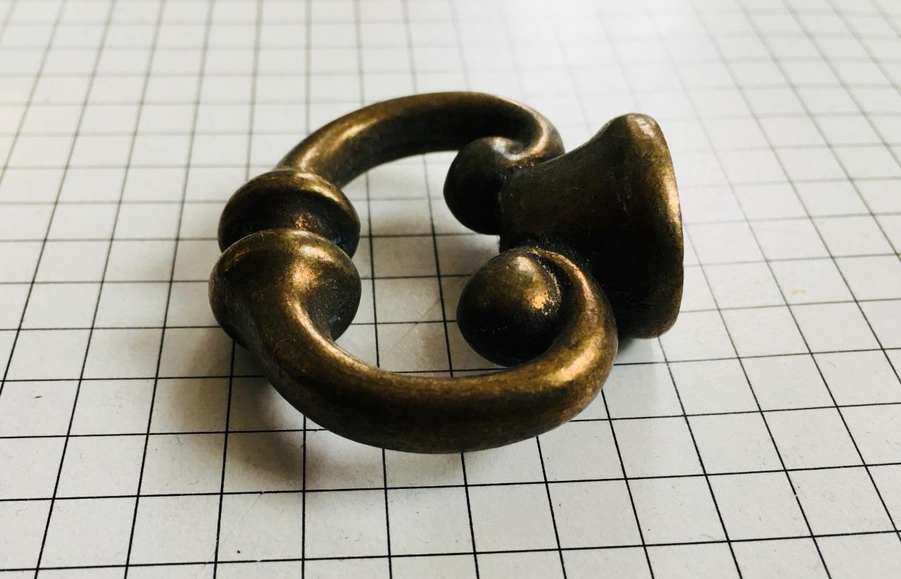 Solid Brass Chandelier Hook Loop Lamp Part 3/8 thread eBay