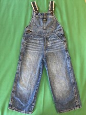Vintage Oshkosh B'gosh Blue Denim Overalls Pants 4T