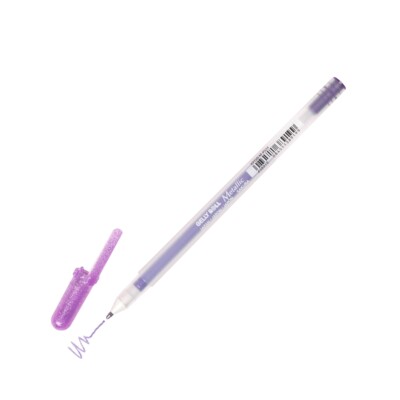 38919 Sakura Gelly Roll Metallic Gel Pen, Medium Point, Purple, Pack of 7
