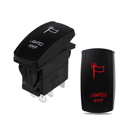 5 Pins LED Light Control Rocker Switch for ATV UTV ARB Carling Truck Boat Marine - Picture 31 of 31