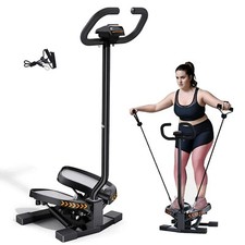 New UPGO Stepper w Handlebar  Resistance Bands Mini Step Machine Home Fitness