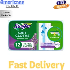 Swiffer Sweeper Wet Mopping Pad Refills for Floor Mop with Febreze, 12 Count ...