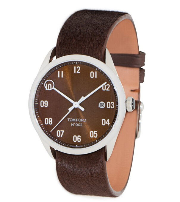 Tom Ford TF0120175083 BRO Mens 002 Brown Dial Automatic Tom Ford TF0120175083 BRO Mens 002 Brown Dial Automatic