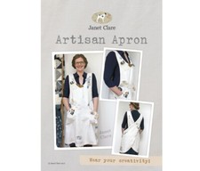 Janet Clare Artisan Apron Sewing Pattern Adults + Kids Sizes + Various Patterns