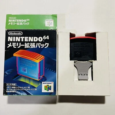 Nintendo 64 Memory Expansion Pak N64 High resolution pack NUS-007 Boxed #2 Japan - Photo 1/4