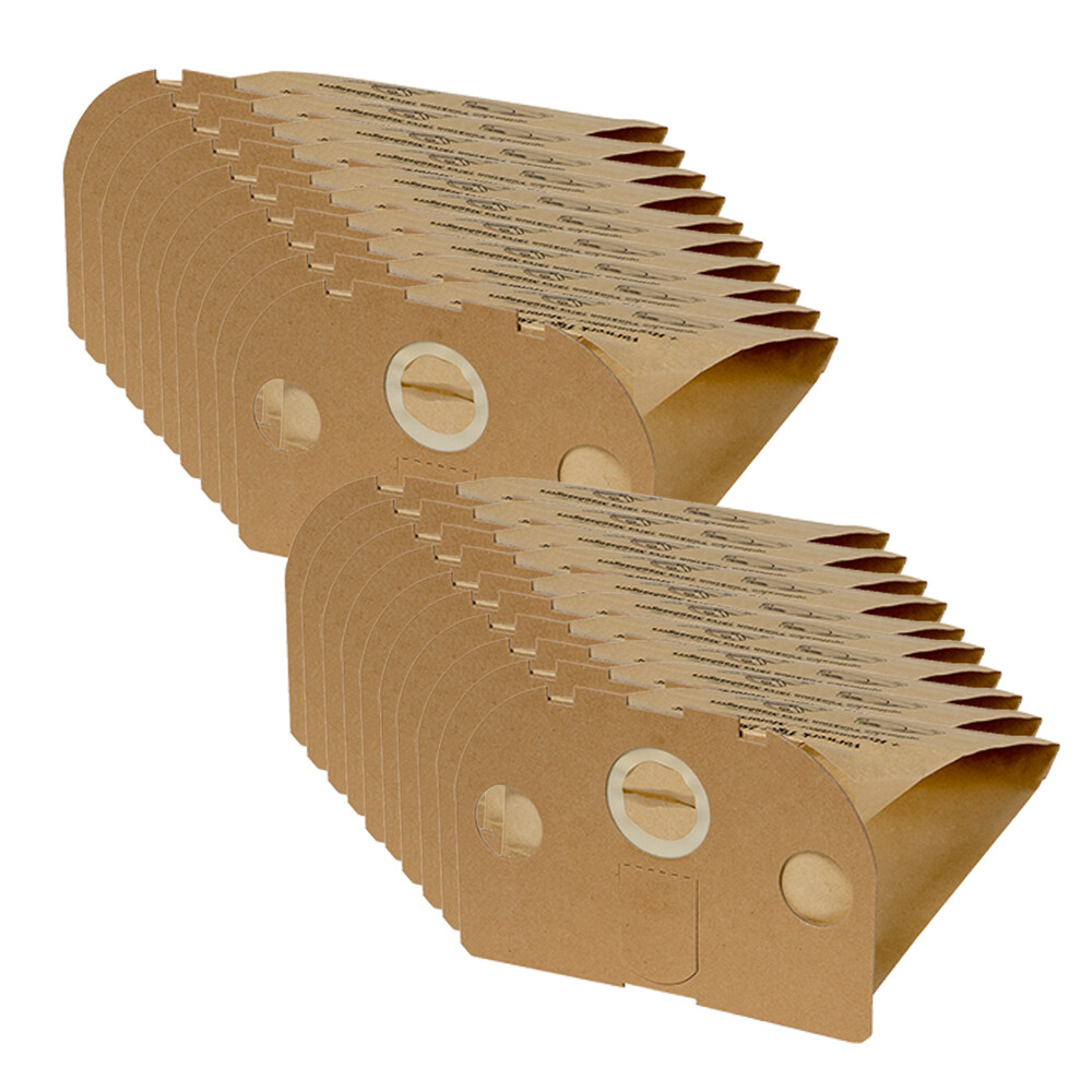 Vhbw 20x Sacchetto Compatibile Con Parkside PNTS 1400 H4 - IAN 322475 Aspirapolvere Carta 385cm X 26cm Marrone 71096862 - Foto 9