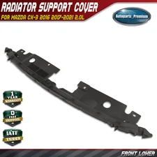 Front Radiator Support Cover for Mazda CX-3 2016-2021 2.0L PP Mat-BLK Textured