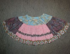 Matilda Jane Gypsy Blue Molly Skirt - Size 8 - EUC - VHTF