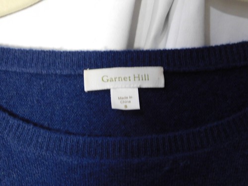 GARNET HILL 100% Kaschmir Pullover mit kastigem Schnitt Größe S - Bild 3 von 3