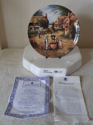 WEDGWOOD COUNTRY DAYS ''DAS WASSER HOLEN'' DEKORTELLER 8''
