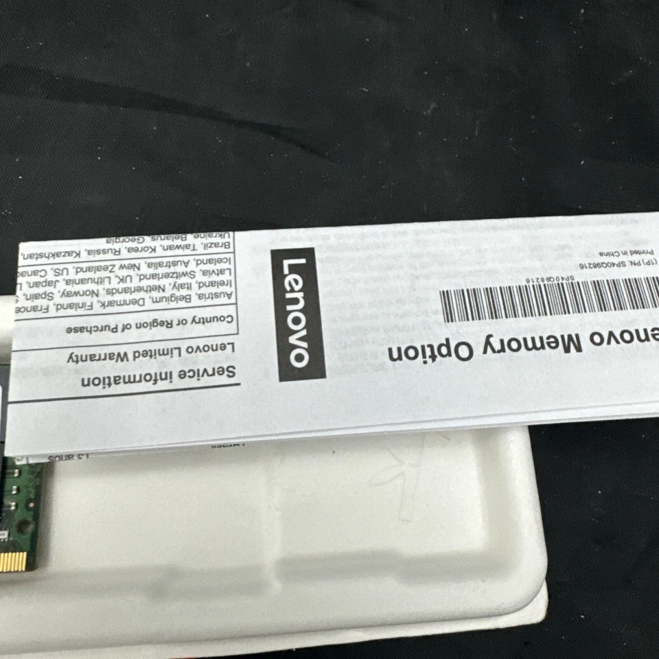 16GB Lenovo DDR4 3200MHz Non-ECC 260pin SODIMM 4X70Z90847 - Image 3 of 4