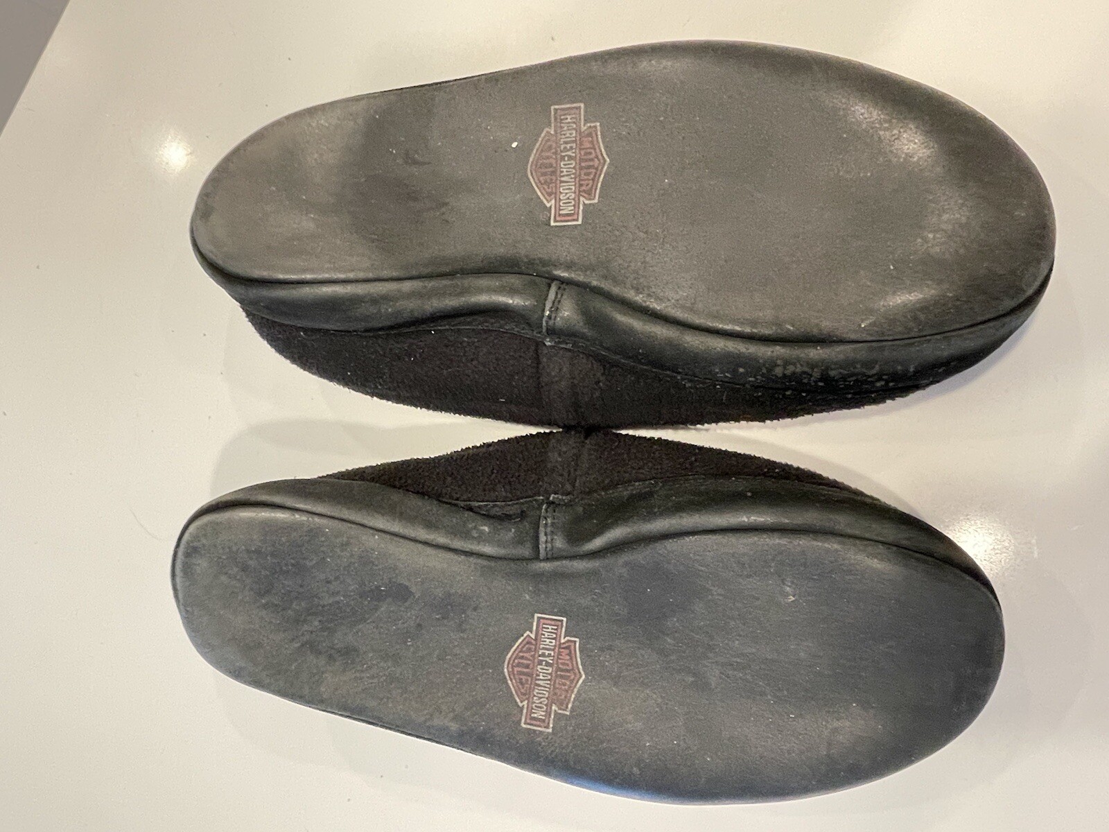 Harley Davidson Logo Men’s Black House Slippers Size… Gem