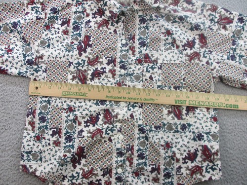 Vintage Cherokee Shirt Women's Large Button Up Floral Long Sleeve 90s Pocket - Picture 6 of 9