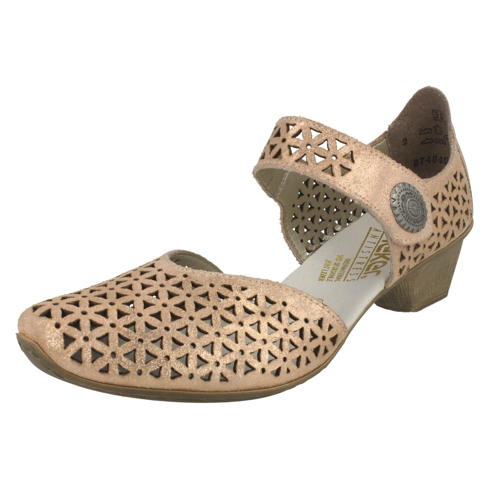 Damas Rieker Bajo Alto Tacón Alto Bajo Court zapatos 49766 a21370 Damas Rieker Bajo Alto Tacón Alto Bajo Court zapatos 49766 a21370