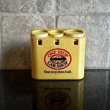 Vintage Dash Cash Coin Dispenser Holder One Stop Car Shop Change Storage USA vtg