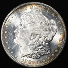 1881-S Morgan Silver Dollar Choice Uncirculated BU++ TONED!