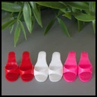 🖤3 Barbie RED WHITE Hot PINK OT Heels Mules Shoes Vtg 1960s Japan *NE❤️
