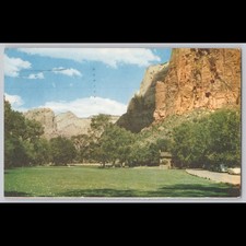 Postcard Zion Lodge Zion National Park Utah Scenic View