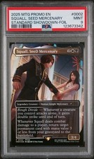 MTG FInal Fantasy PROMOS  SQUALL, SEED MERCENARY STANDARD SHOWDOWN FOIL PSA 9