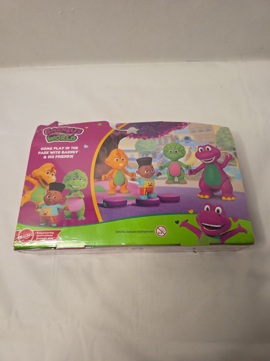 Fisher Price-Barney's World: Barney Hey Friends Figure 4-Pack & 2