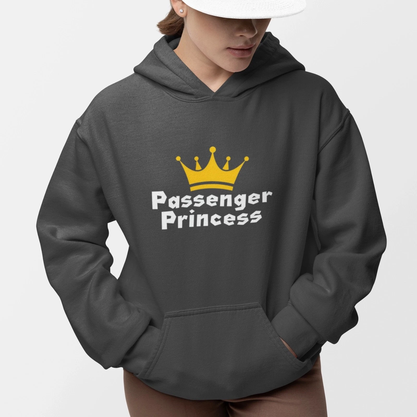 Passenger Princess Hoodie Cute Girlfriend Gift Funny Car Ride Sweatshirt