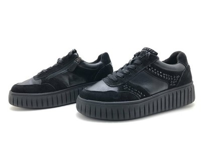 Tamaris women's sneakers size 39 sneakers low shoes lace-up comfort Black