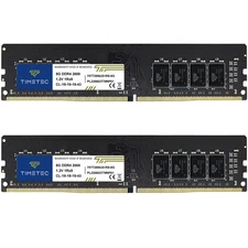 Timetec 16GB KIT(2x8GB) DDR4 2666MHz PC4-21300 Unbuffered Non-ECC 1.2V CL19