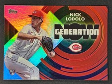 2022 Topps Generation Now Insert #GN-65 Nick Lodolo RC Cincinnati Reds