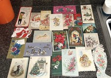 Vintage Greeting Card Lot, 1950s - 1970s Used, 29 Pieces