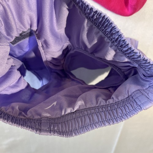 Nike Shorts Girls Size 4 Dri Fit Pleated Tempo Hydrangeas Purple Msrp $25 - Picture 4 of 4