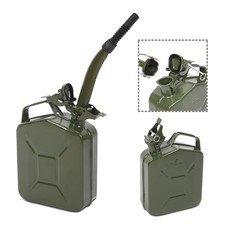 Green 5L Fuel Can Gasoline Fuel Can Emergency Backup Caddy Tank  Oil Tubing