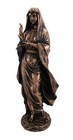 PTC 12 Inch Hestia in Robes Grecian Goddess Resin Statue Figurine
