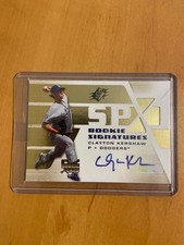 2008 SPX Clayton Kershaw Rookie Signatures #151 Dodgers RC Auto NEAR MINT/MINT