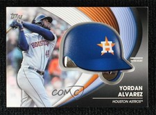 2022 Topps Series 2 Batting Helmet Commemorative Relics Yordan Alvarez 0l2