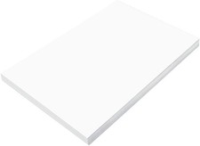 Bright White Construction Paper 12x18 Inch 100 Sheets School Supplies