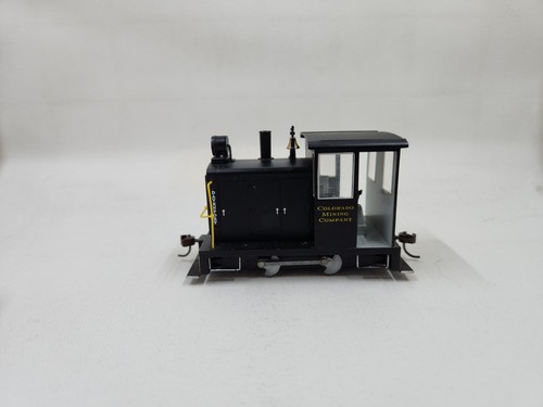 BACHMANN SPECTRUM ON30 ASTA LATERALE GAS MECH 0-4-0 Colorado Mining Nero DCC L3045 - Foto 5 di 11