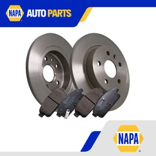 2x Solid Brake Discs and Pads fits VAUXHALL MOKKA J13 1.6D Rear 2015 on 268mm