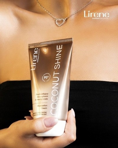 LIRENE COCONUT SHINE -AUFLEUCHTENDE GOLDENE GESICHTS-UND KÖRPERCREME 150ML