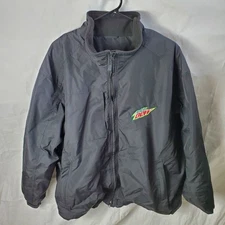Port Authority Jacket Men's 3XL Black Challenger II Fleece Mountain Dew J354